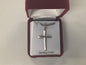 Sterling silver cross L9225