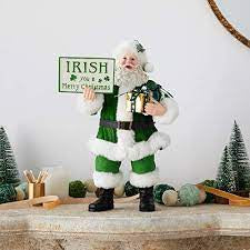 Irish you a merry Christmas musical Santa