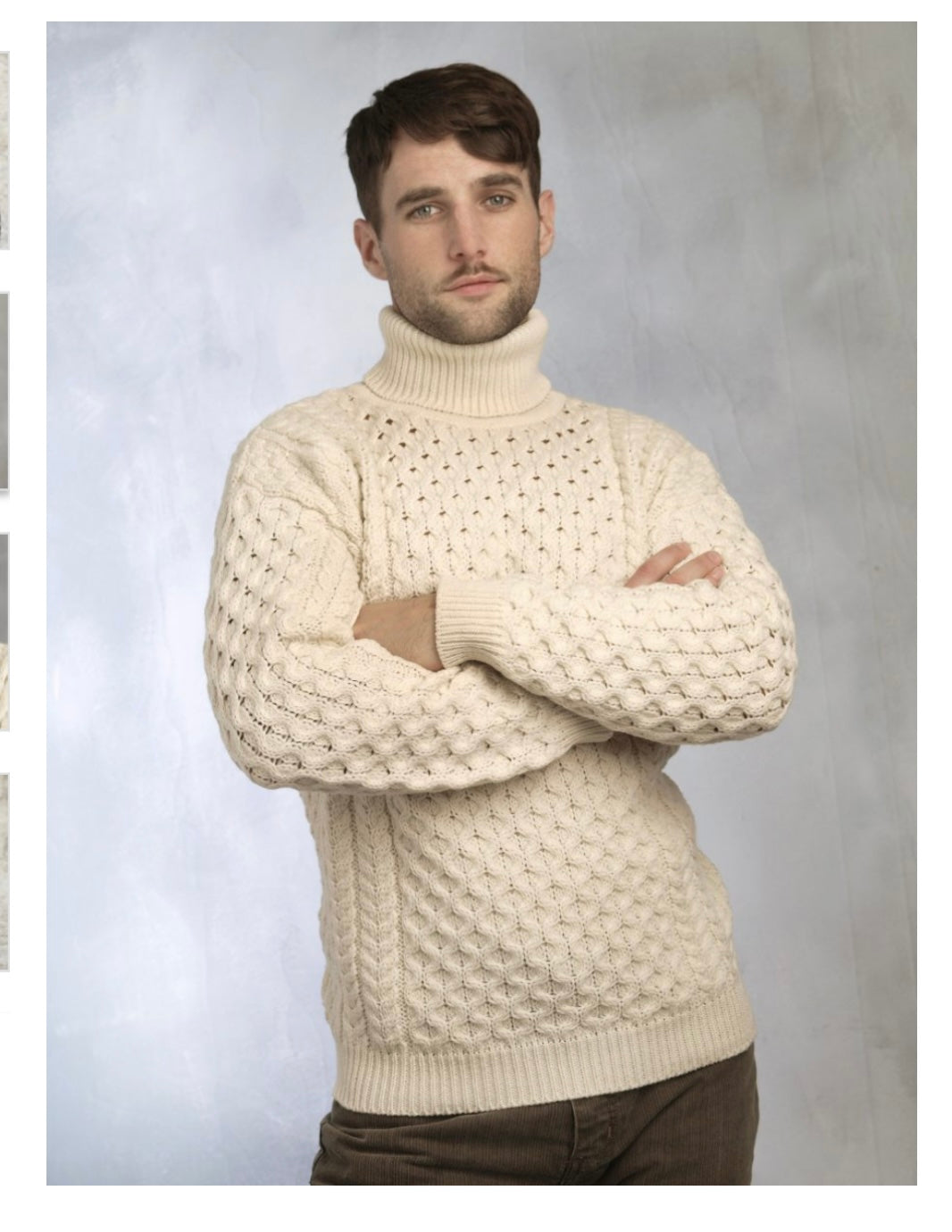 CARRICK MERINO ROLL NECK SWEATER: R1949