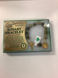 Connemara marble rosary bracelet