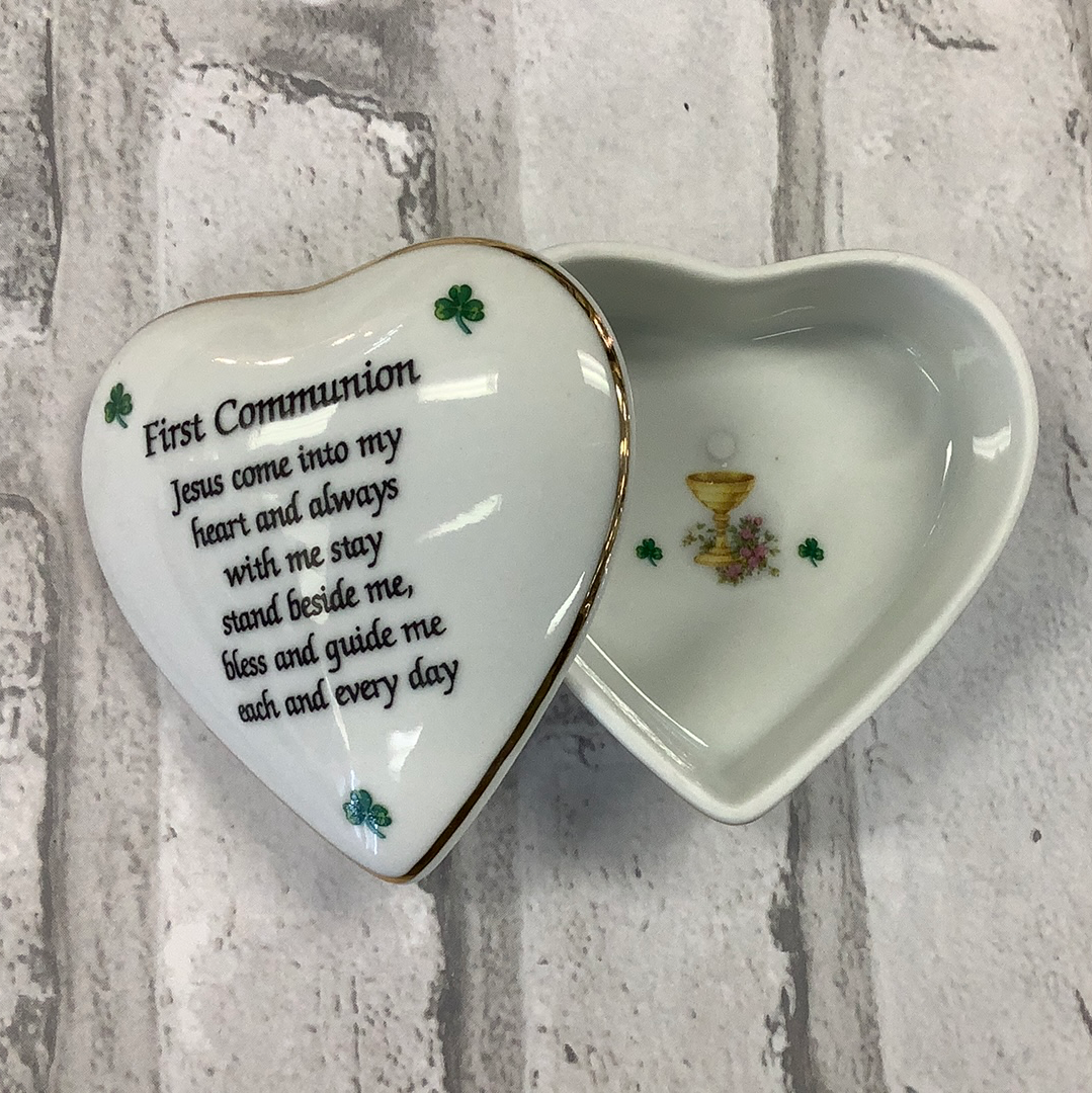 First communion heart box
