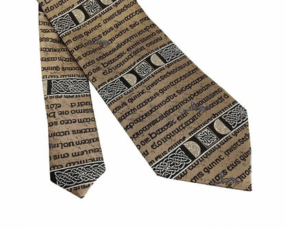 BOOK OF KELLS GOLD BK LION SILK TIE BK2001-O/S