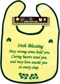 Irish blessing bib