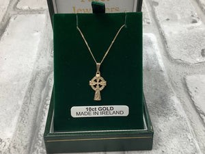 10k Celtic Cross by Facet Jewelry MA56 (Small)