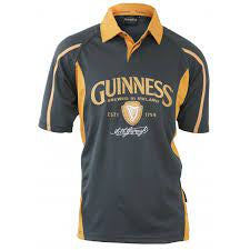 Guinness Grey and Mustard 1759 Rugby Shirt