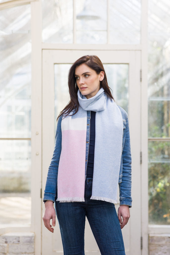 Merino wool scarf by Mucros Weavers