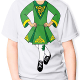 Irish dancer body shirt