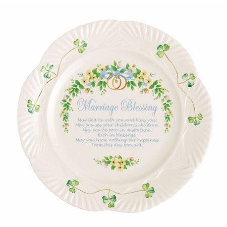 Harp Marriage blessing plate 3380