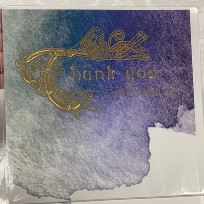 Thank you card