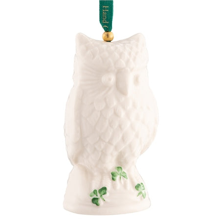 BELLEEK CLASSIC OWL ORNAMENT 4385