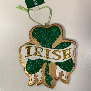 Irish Shamrock Ornament