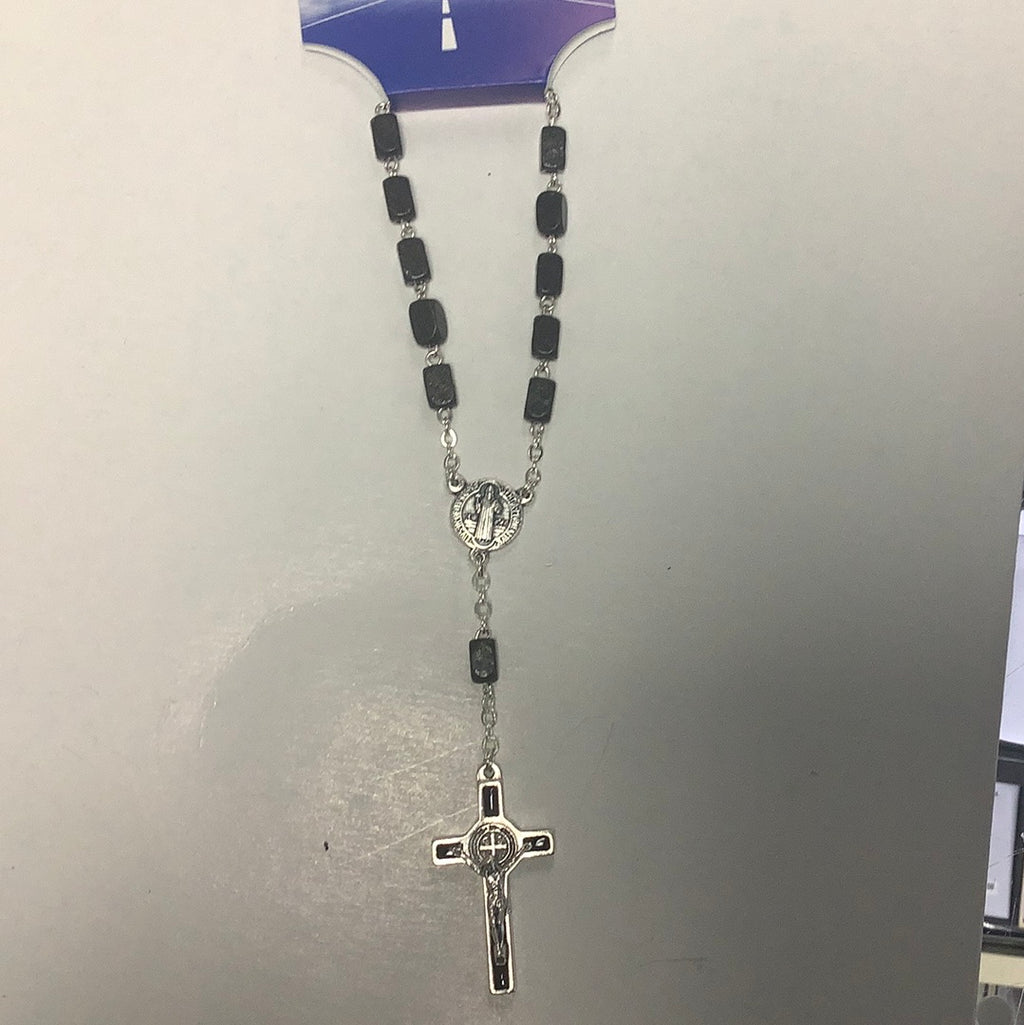 St. Benedict auto rosary B431