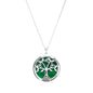 Sterling Silver Tree of Life Malachite Pendant SKU: SP2289