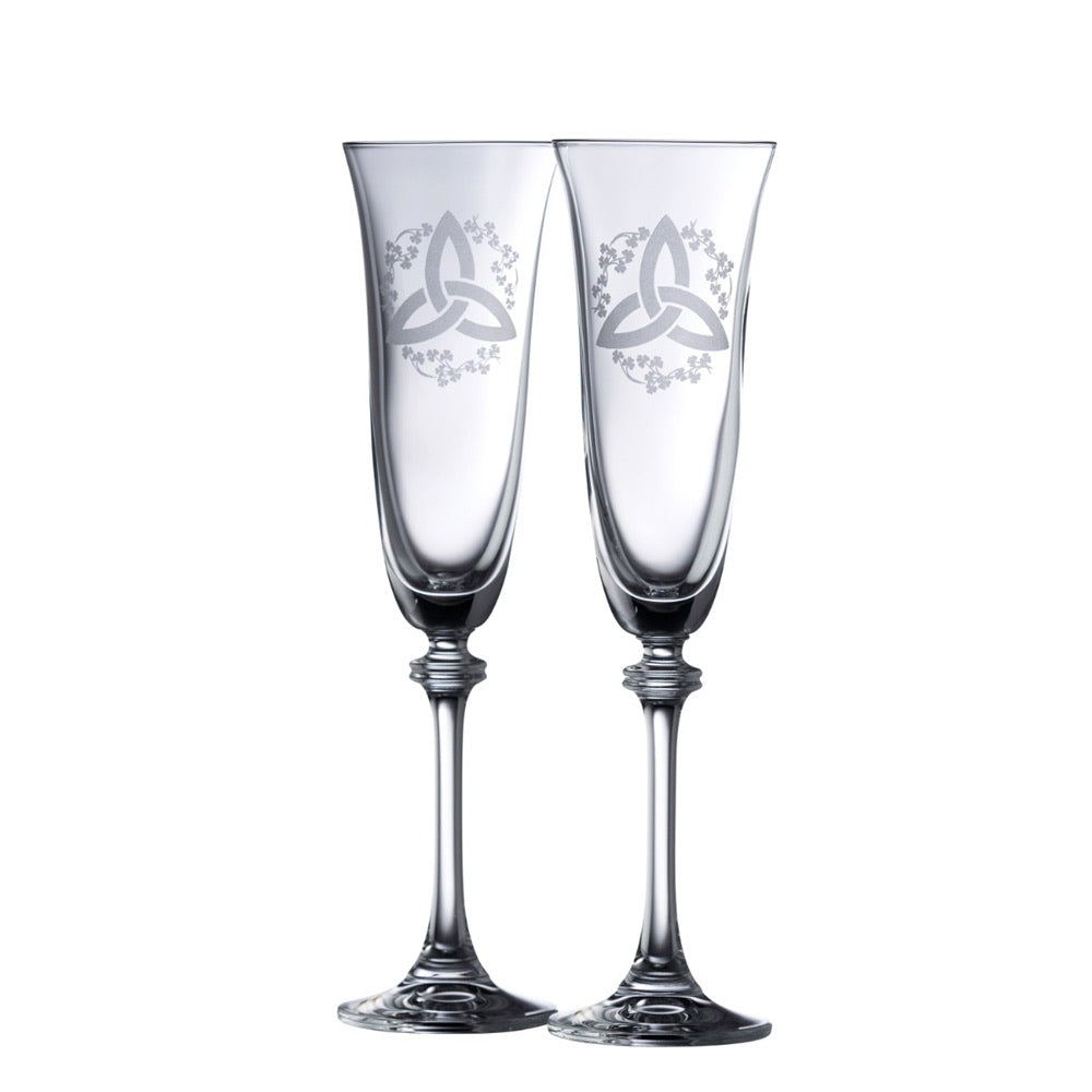 Trinity shamrock flute pair G300132