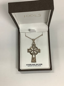 Sterling Silver Celtic Cross (20" chain)