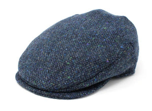 VINTAGE CAP TWEED blue by Hanna hats