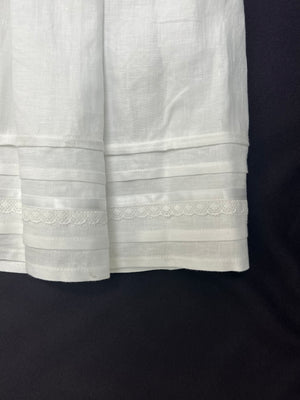 100% Irish Linen Christening Gown by Laura D Designs #1101