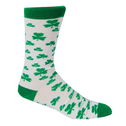 Adult shamrock socks one size T9003