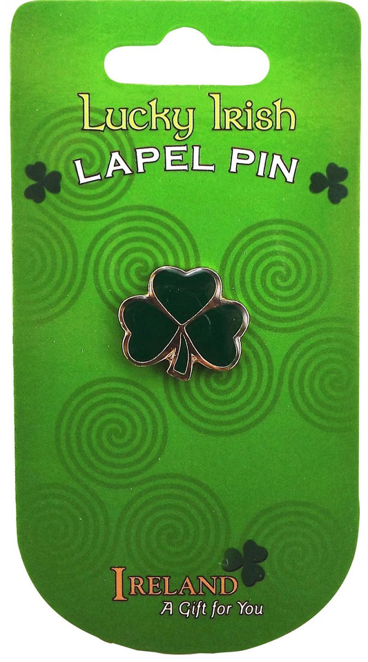 Lapel pin shamrock