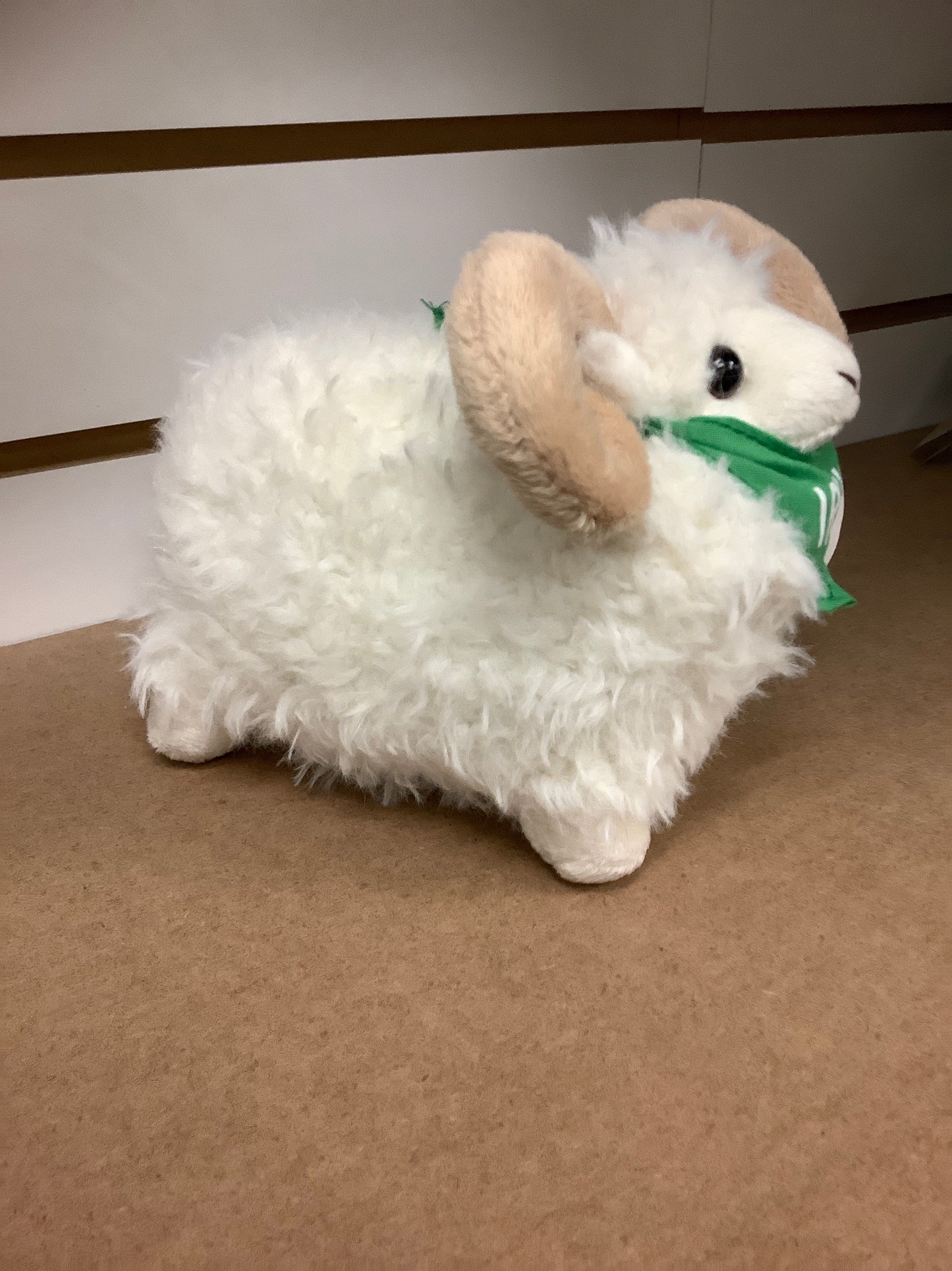 Stuffed ram with Ireland scarf