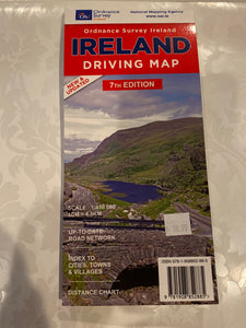 Ireland driving map
