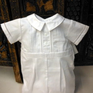 78008 White Pintuck Romper