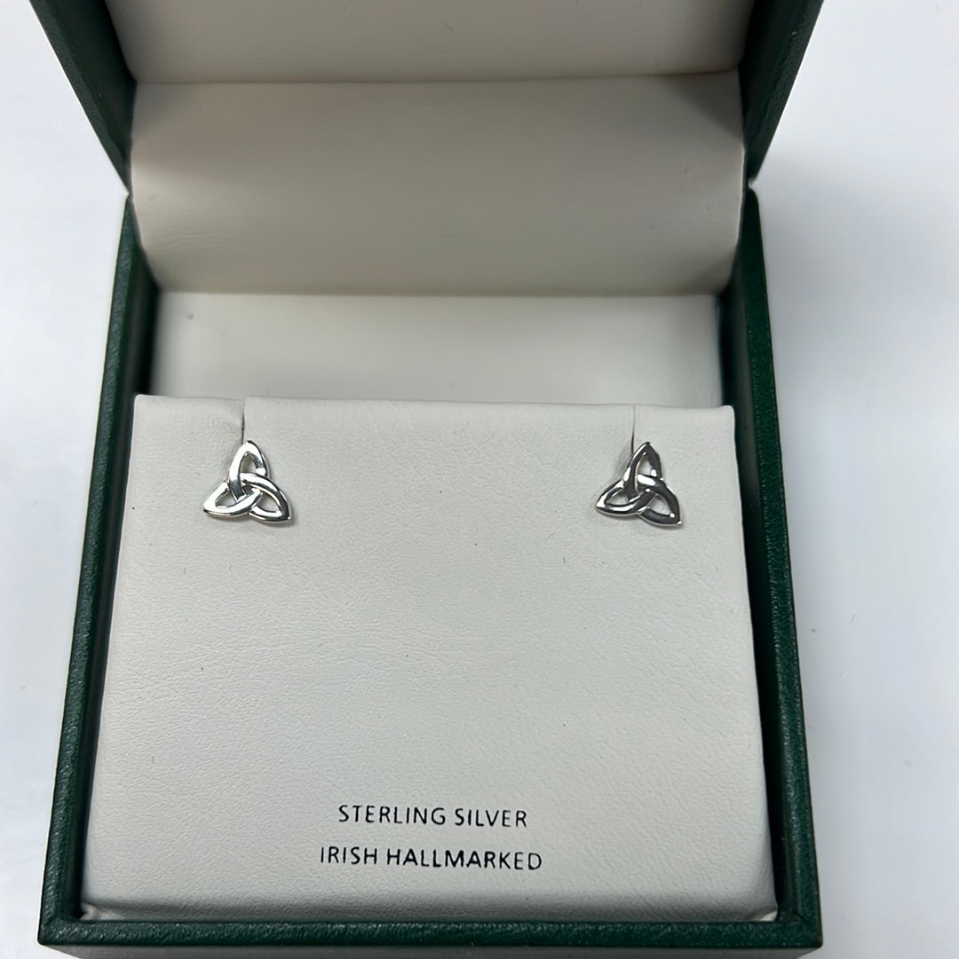 Sterling Silver Trinity Studs A2032