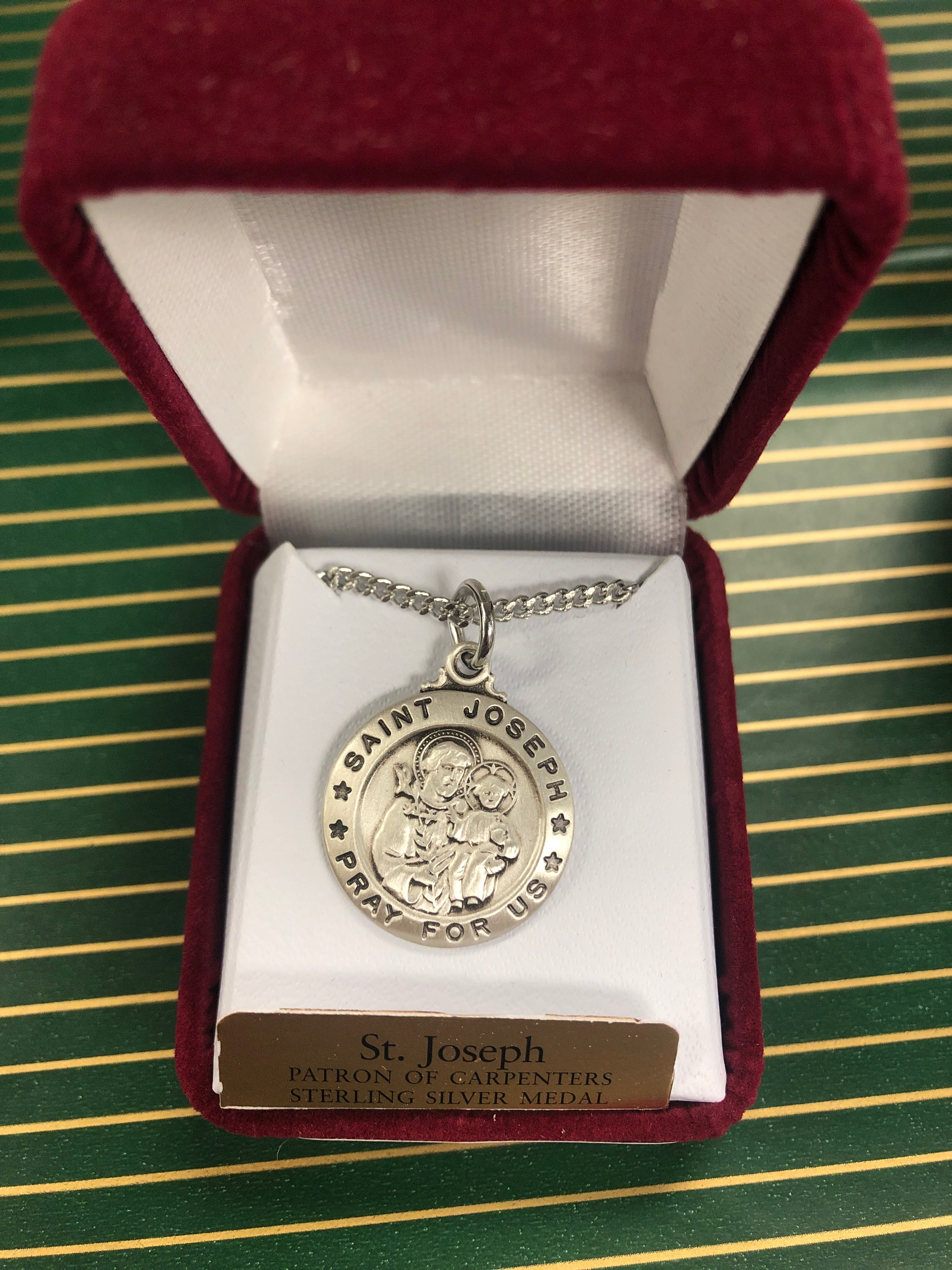 St. Joseph sterling silver medal