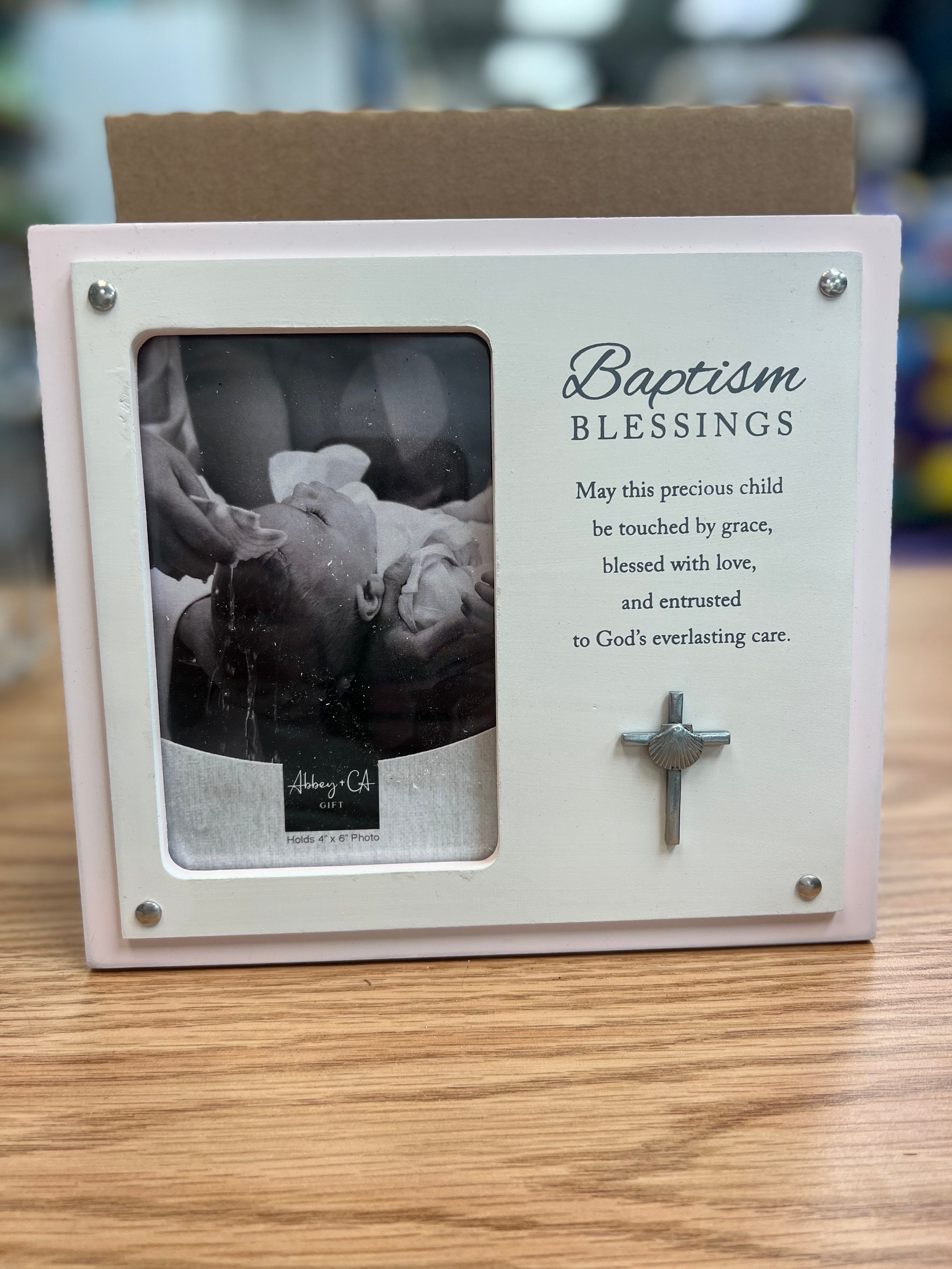 Baptism Blessings frame Girl MF321