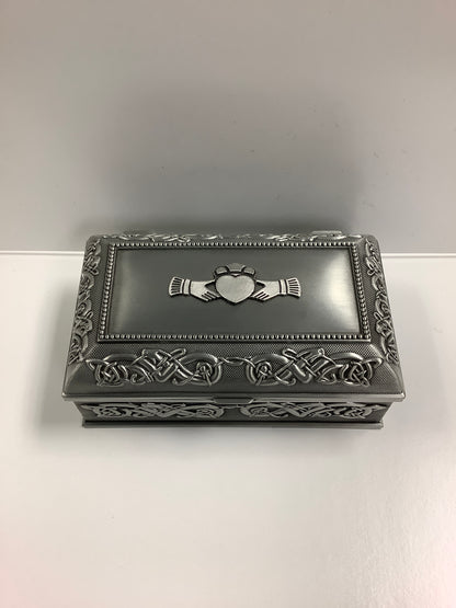 MULLINGAR PEWTER JEWELRY BOXES MEDIUM md17m