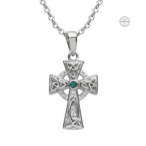 Platinum plated Swarovski cross PP144