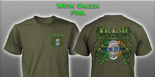 Irish Police Shirt Military Green