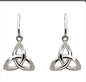 Celtic Stone Set Trinity Knot Earrings SKU: SE2109CZ