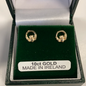 10k gold small claddagh studs G OTC