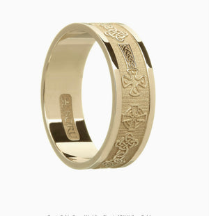 Gents Celtic Cross Wedding Ring
