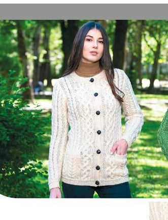 Ladies Lumber Cardigan by Saol ML115