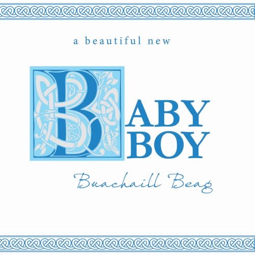 A beautiful new baby boy greeting card