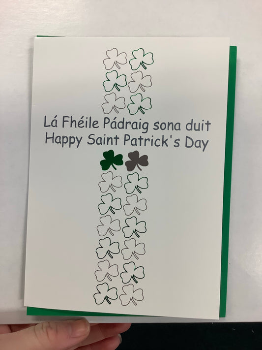 Happy St. Patrick’s day card