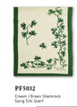Shamrock silk scarf pf5032