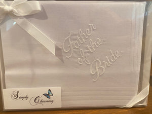 Father of the bride hanky