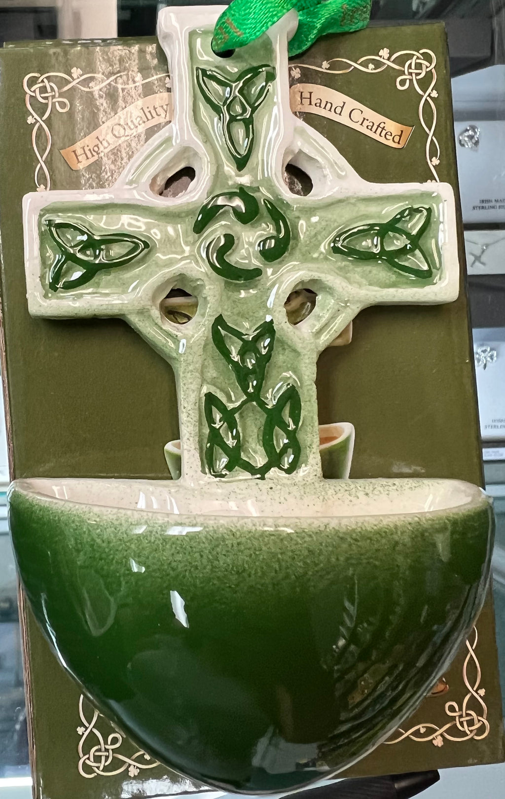 Celtic cross small water font sc03s