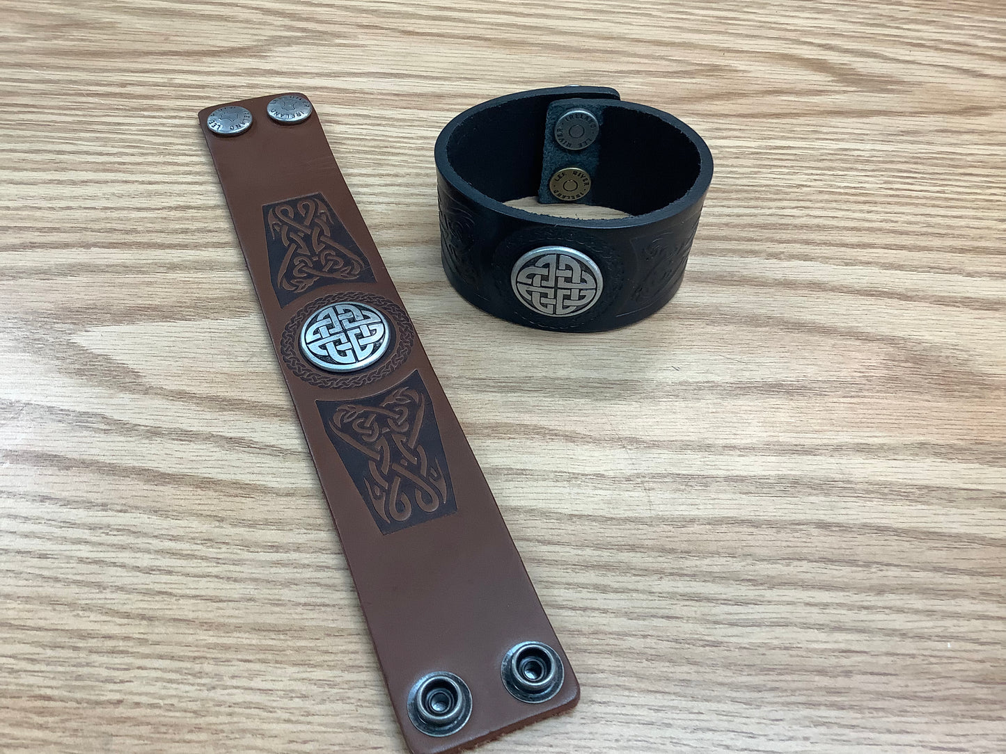 Lee River Leather Cuff snap bracelet