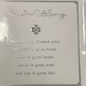 An Irish blessing greeting card