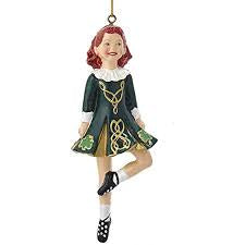 Irish dancer ornament girl