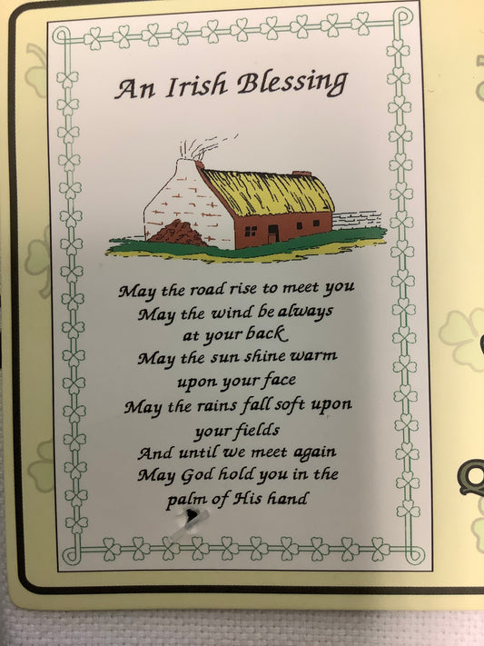 Irish blessing tea towel