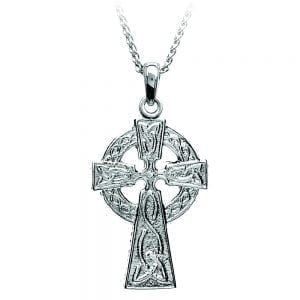 Sterling Silver double sided medium cross C68