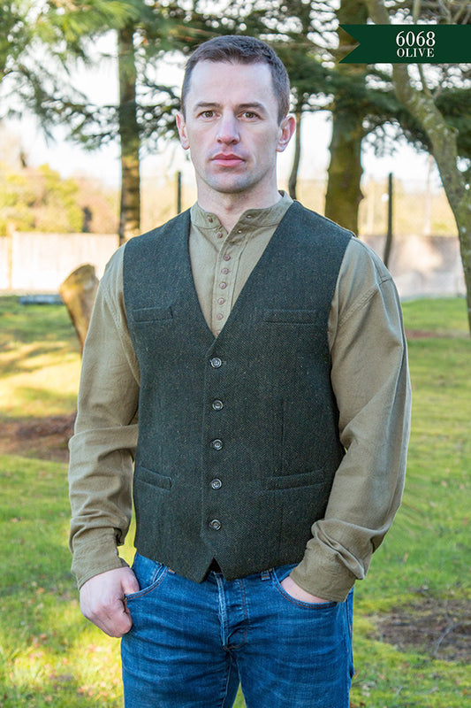 Emerald Isle Waistcoat (Art X6068) Olive