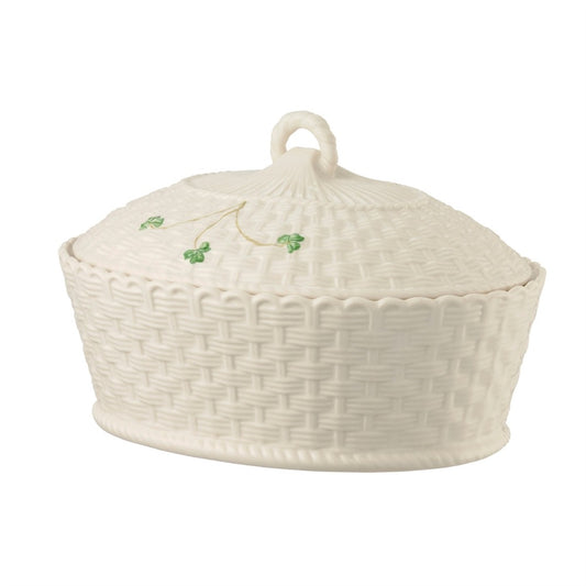 Shamrock oval covered dish 1325