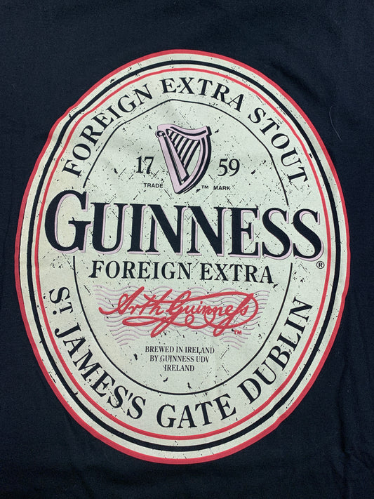 Guinness Black English Label Tee