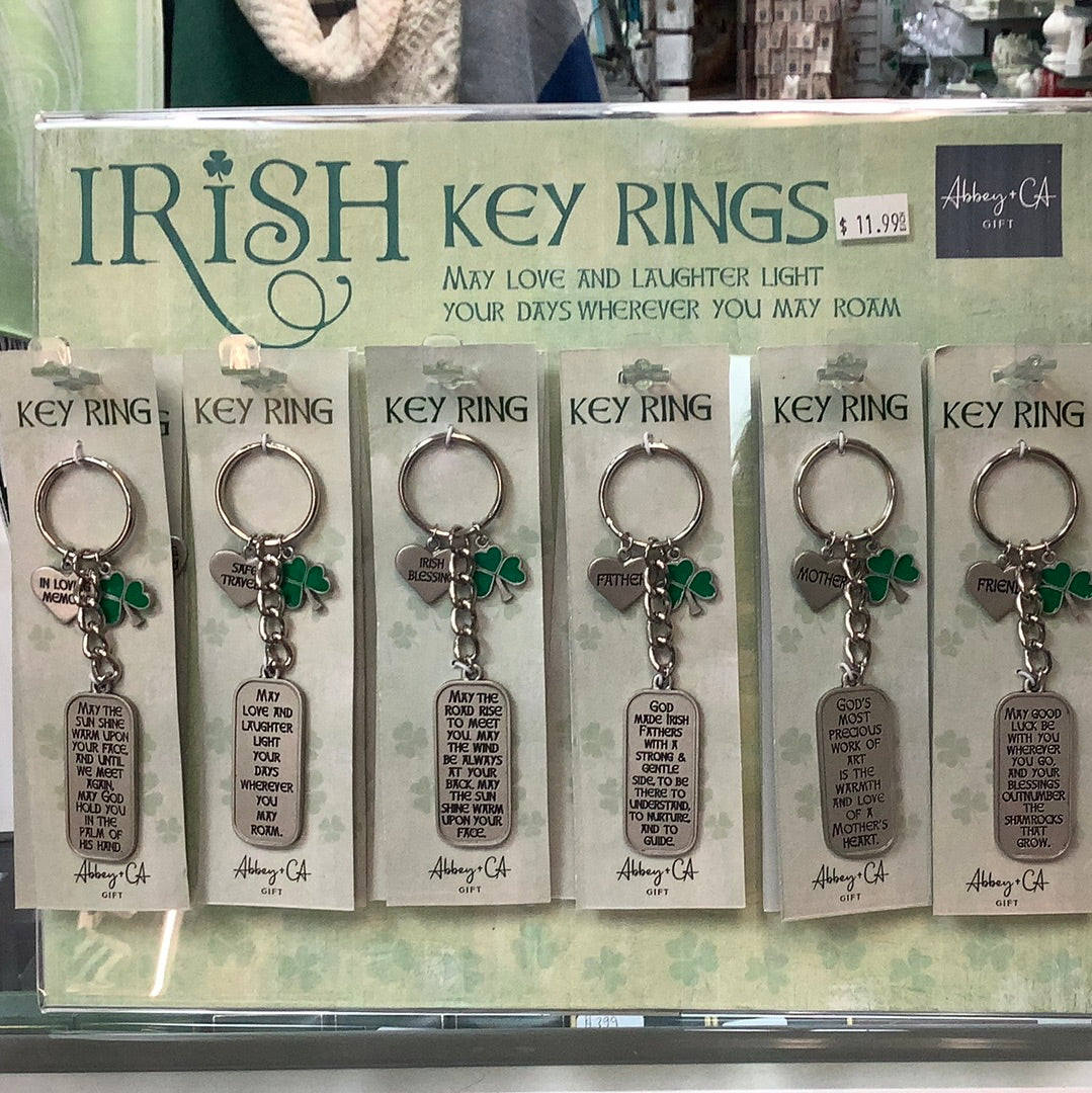 Irish key rings